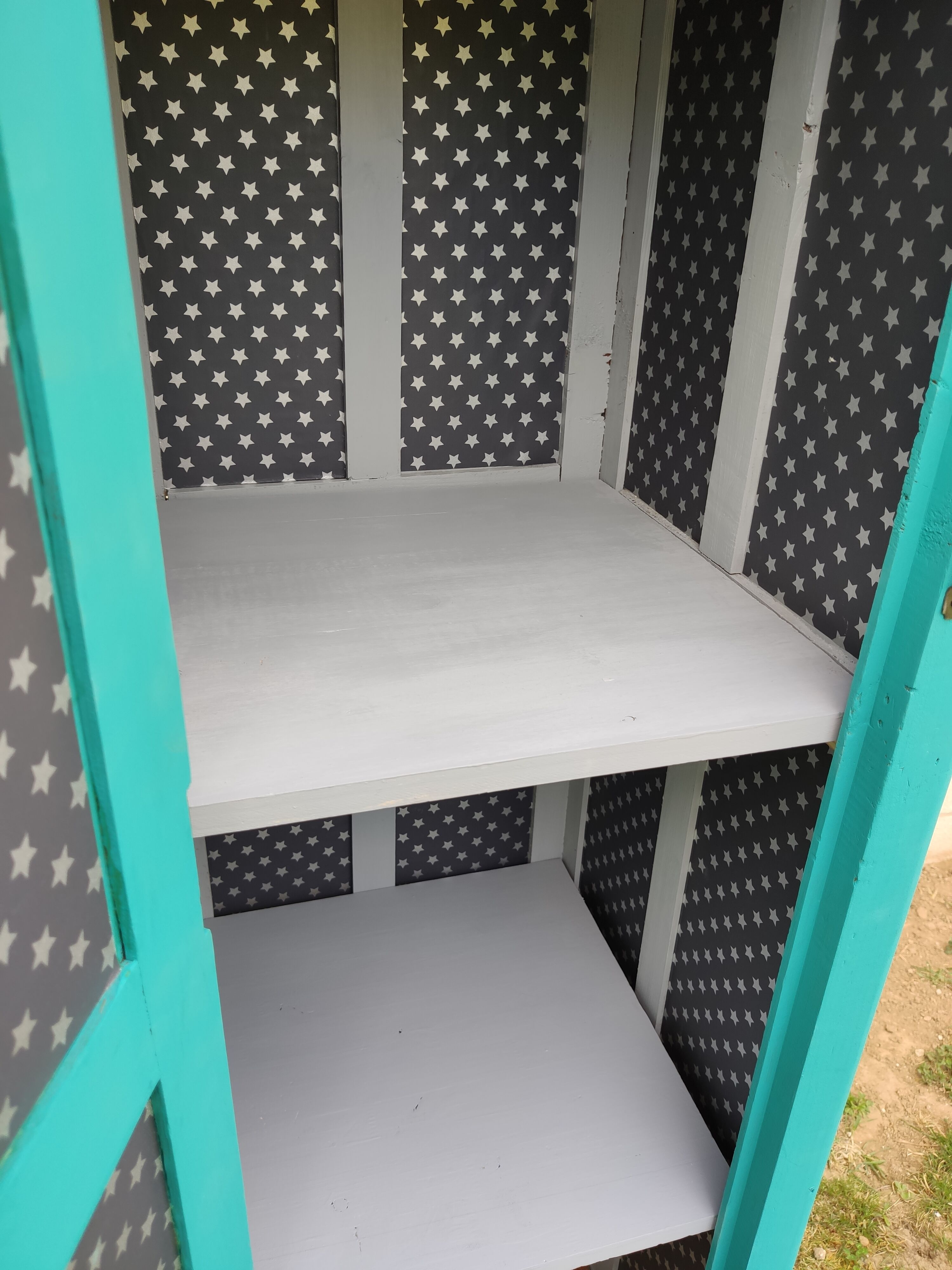 Vintage wooden vestiary