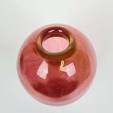 Modern Scandinavian glass vase Orrefors "Haze" Erika Lagerbielke, Sweden
