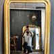 Miroir ancien 120x84 cm époque Louis-Philippe