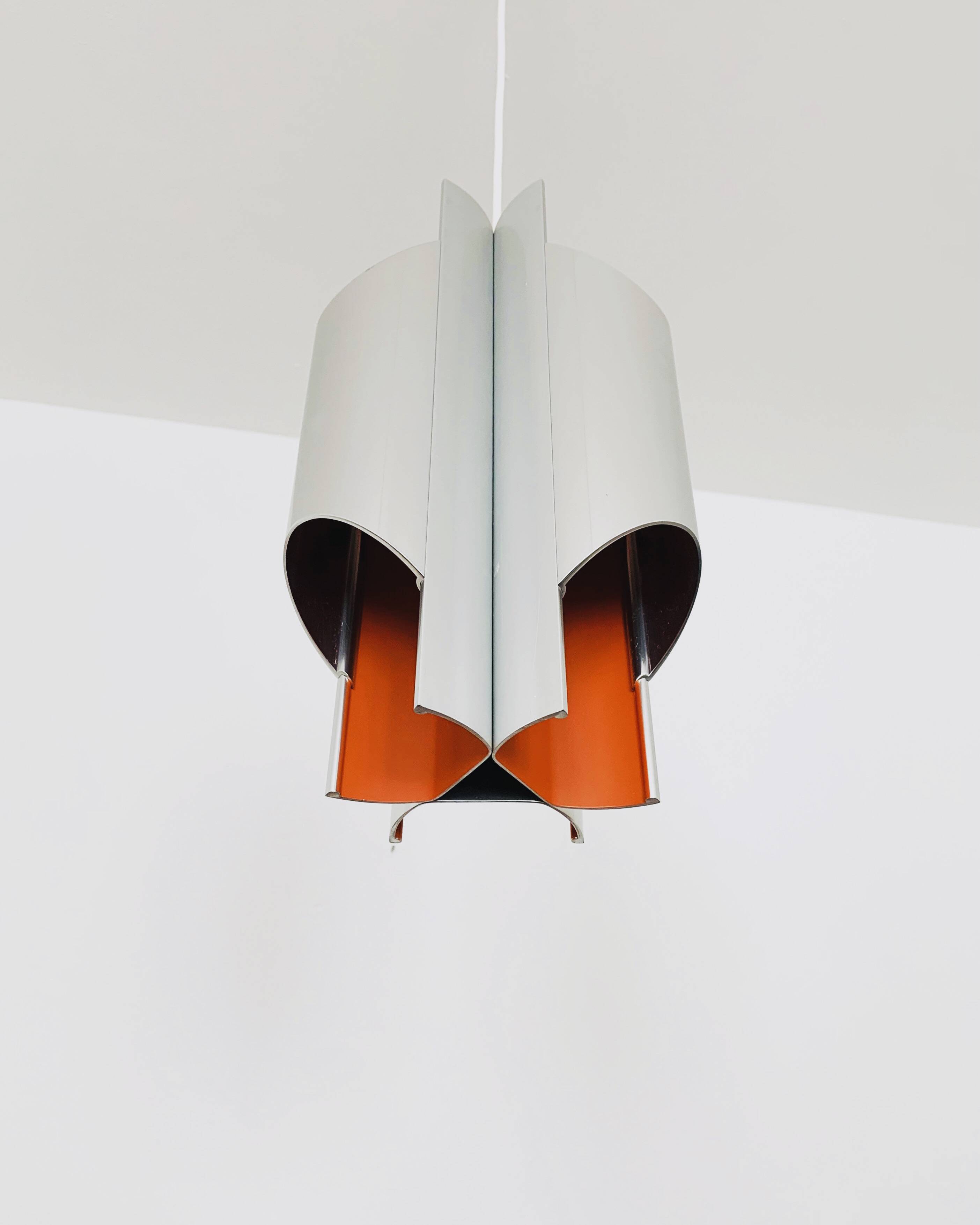 Suspension en métal danoise par Bent Karlby pour Lyfa