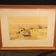 Aquarelle originale signée V. Brunet – « Bateaux sur le rivage »