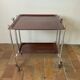 Vintage 70s folding dessert trolley