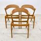 Kai Kristiansen Model 32 Dining Chairs, Korup Møbelfabrik.