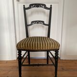 Série de 3 chaises anciennes Napoléon III