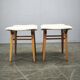 Pair of Beech Wood Stools by Závod Malacky, Czechoslovakia, 1970s