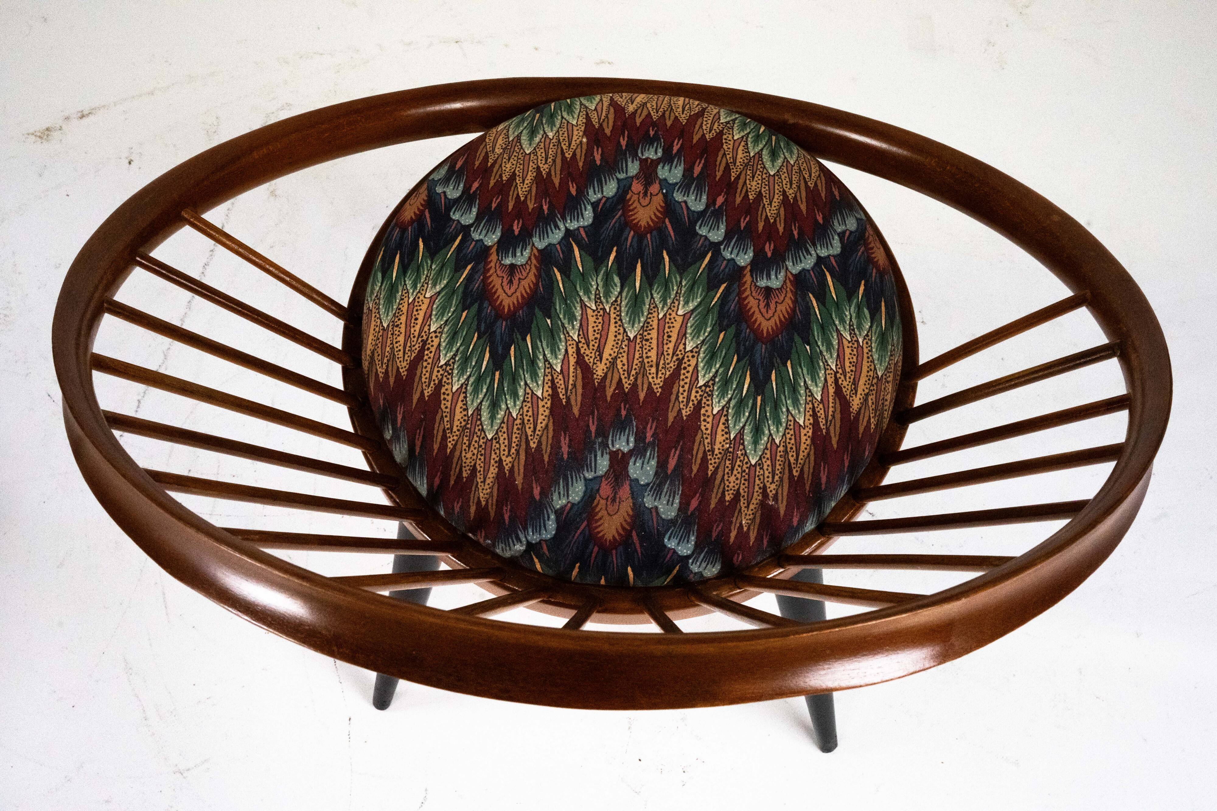 Pair of Yngve Ekström Circle Chairs for Swedese, Sweden 1950s – Original Up