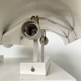 Pair of Parscot wall lights in white lacquered metal from the 80s