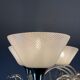 Venetian chandelier in murano glass circa 1940 vetro a reticello