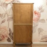 Vintage oak display cabinet