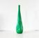 Green opaline Italian bottle 1960 EMPOLI