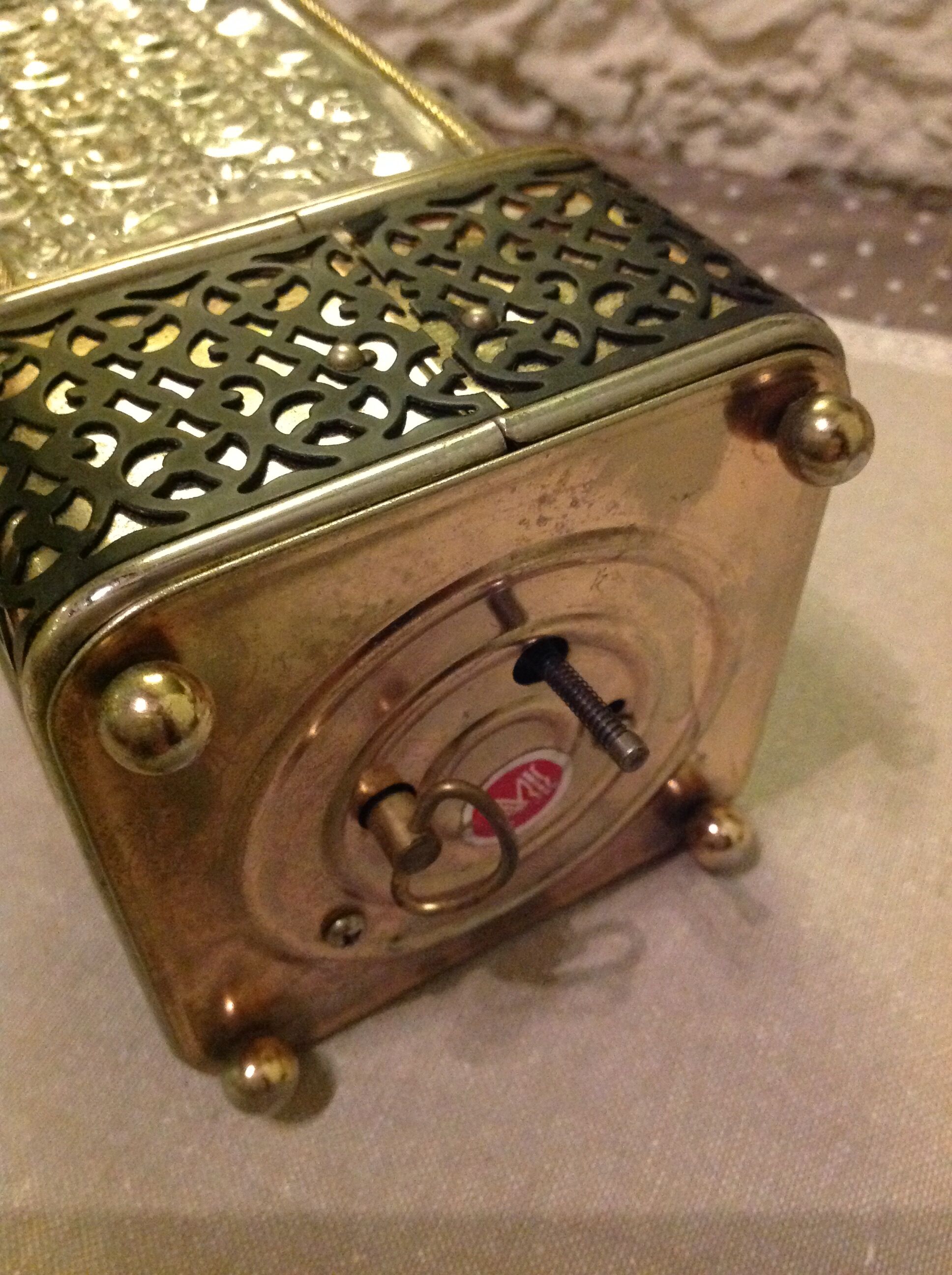 60s vintage cut glass decanter