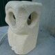 Albert Tormos vintage owl lamp in stone