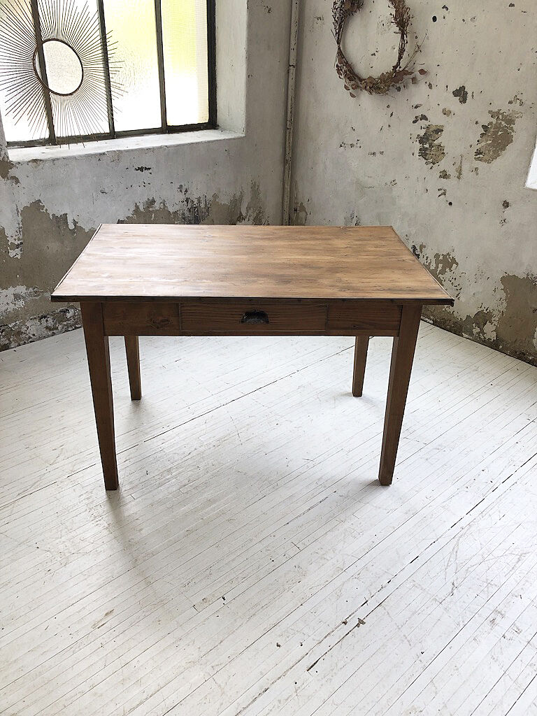 Pine and oak farm table