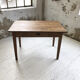 Table de ferme en pin et chêne