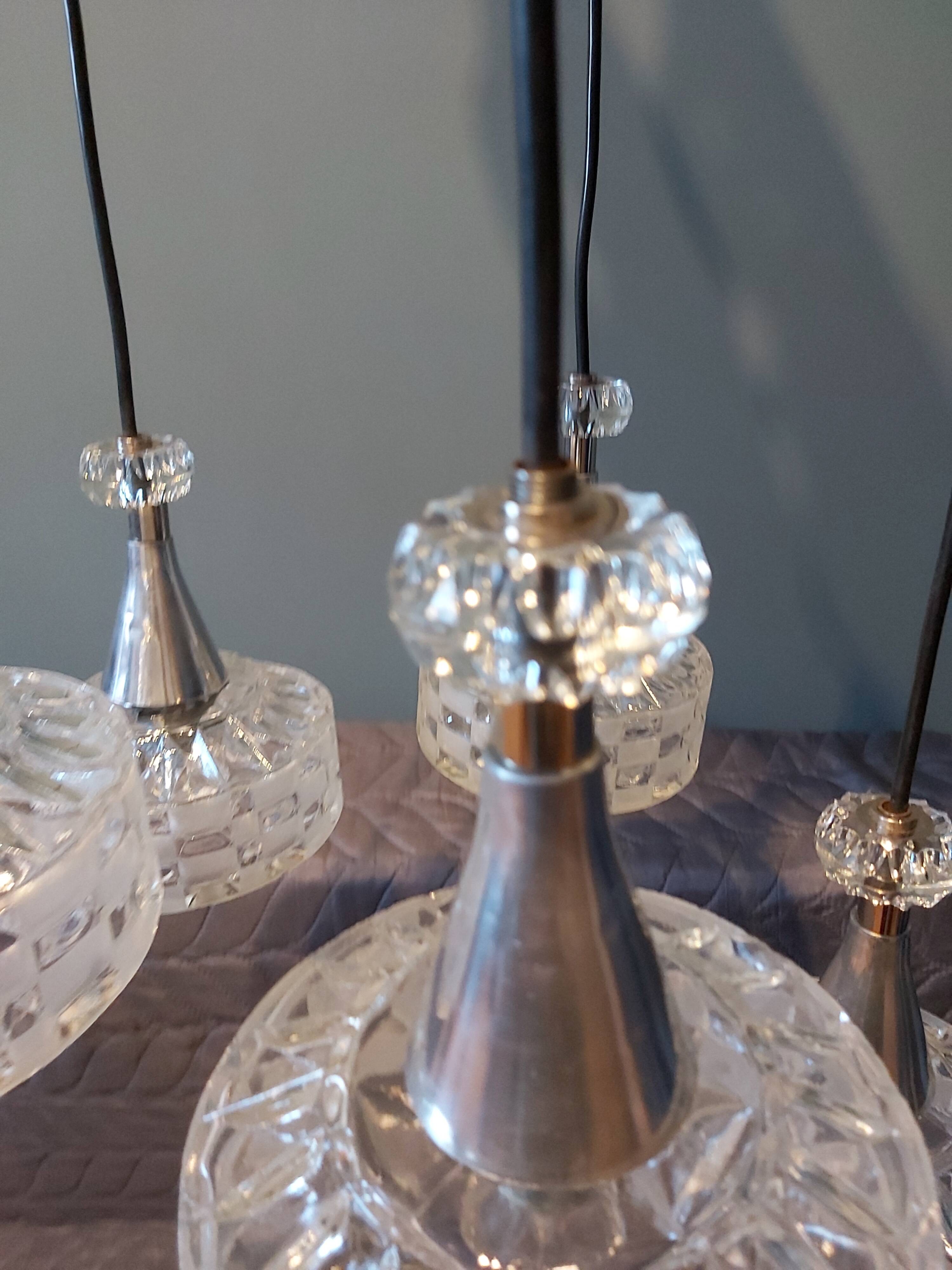 Cascade chandelier, 1970s.