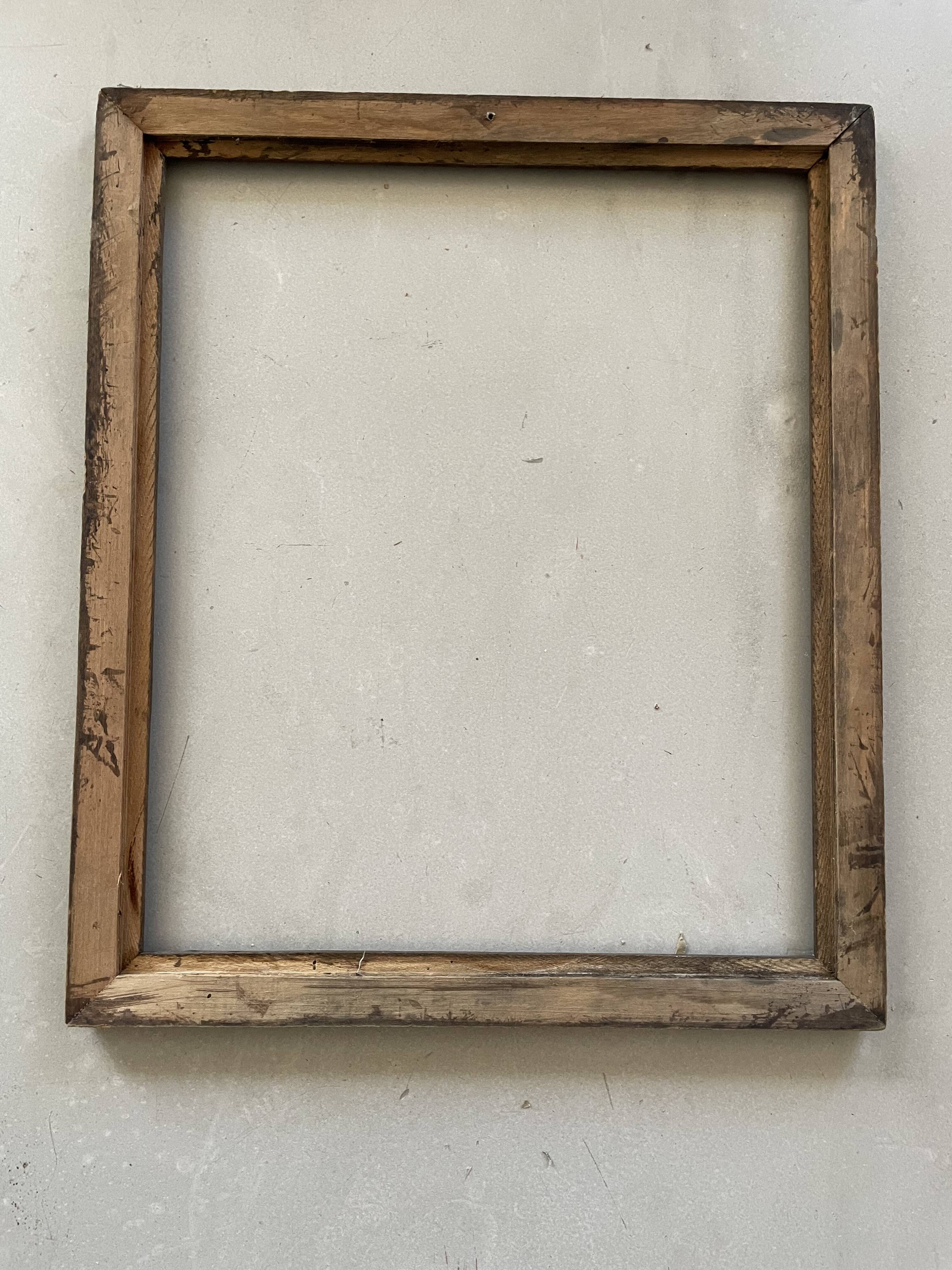 Old carved wooden frame 40x47cm