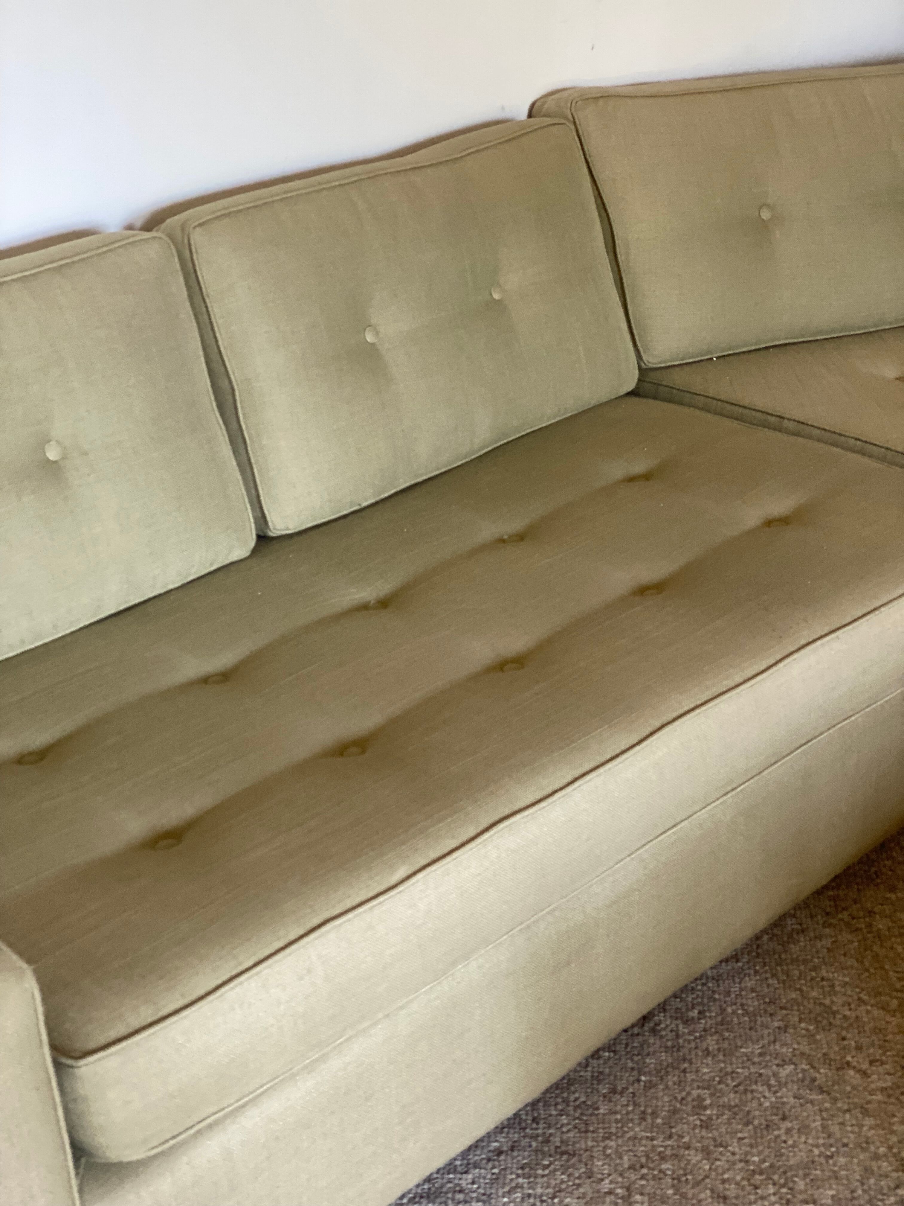 Vintage 2-Piece Modular Sofa