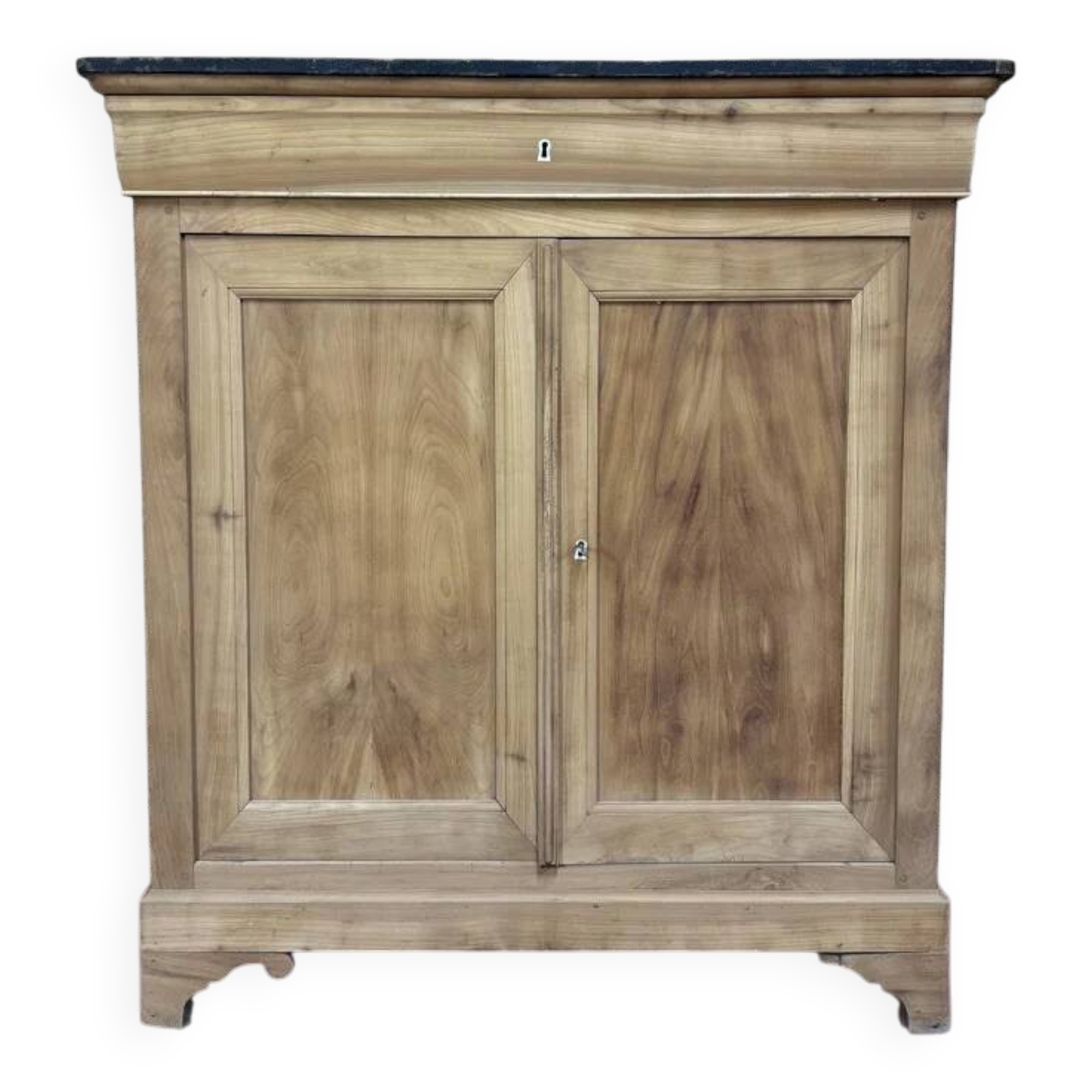 Parisian buffet in cherry wood - Early 20th century - Sandblasted