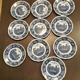 10 Assiettes anglaises Staffordshire Adams