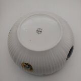 Small LF porcelain salad bowl with seafood decoration.