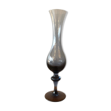 Old smoked glass vase