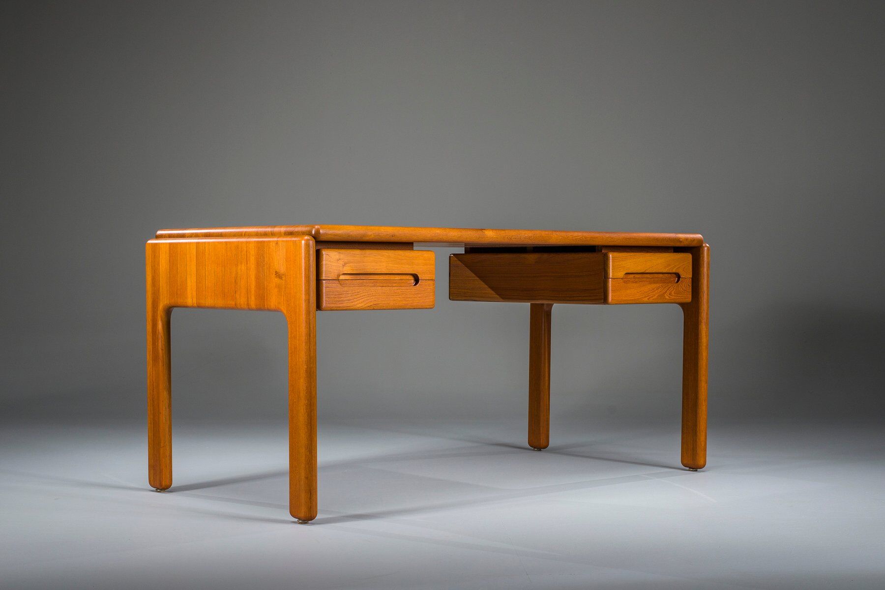 Vintage Danish cabinetmaker desk in teak, 1950s