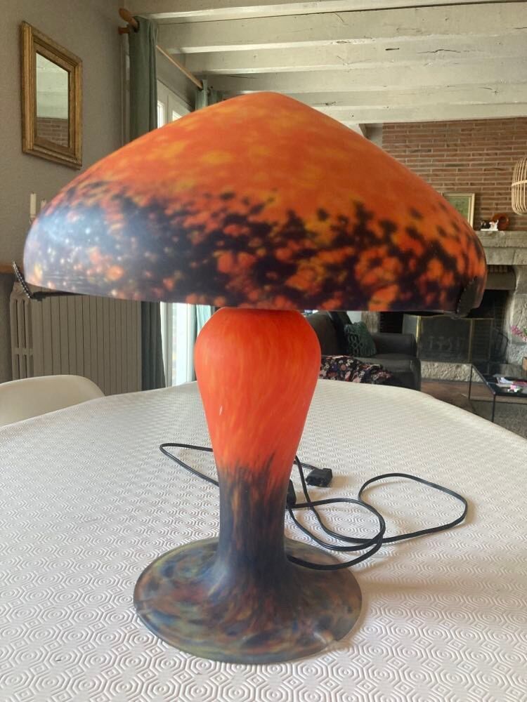 lamp Mushroom Muller Fres Lunéville