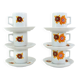 Tasses à café en porcelaine - Winterling Bavaria Germany - vintage années 70