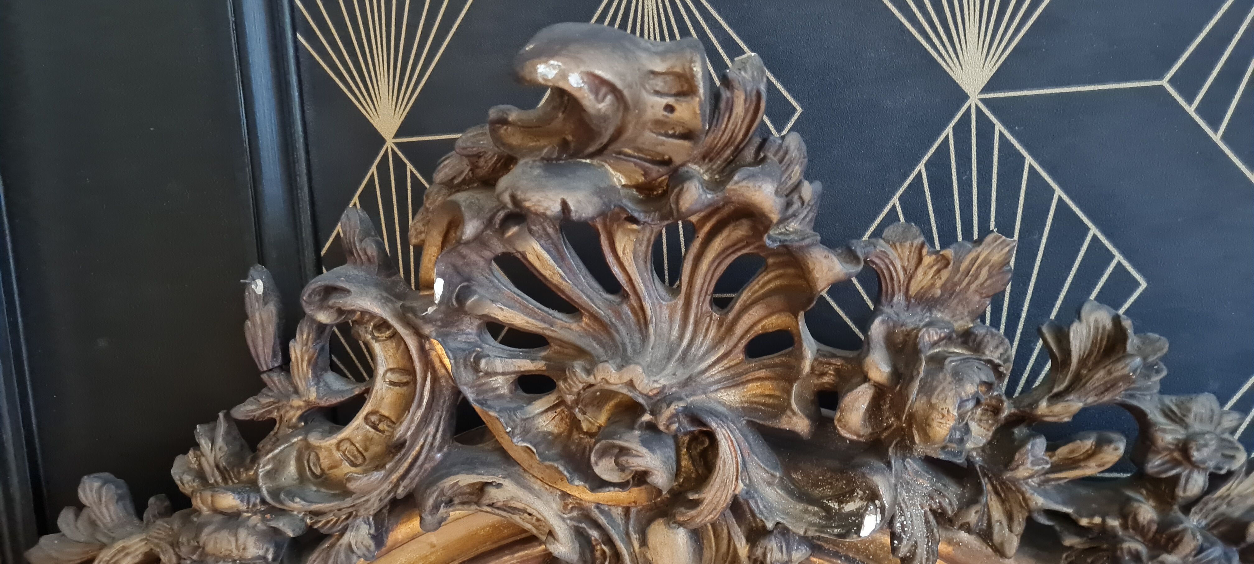 Louis XV style mirror - 137x81cm