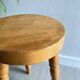Wooden tripod stool