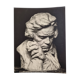 Old photograph by Eugène Fiorillo after Fix Masseau, bust of Beethoven, silver print
