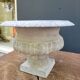 Cast iron vase grey jardiniere planter