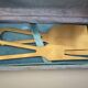 Waterman Gold Cheese Knife and Fork