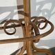 Double curved wood mirror coat rack by michael thonet gebrüder / freres, 1888
