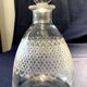 2 ENGRAVED GLASS LIQUOR CARAFES FROM THE 1930s-1940s
