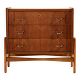Restored commode in teak and oak