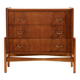 Restored commode in teak and oak