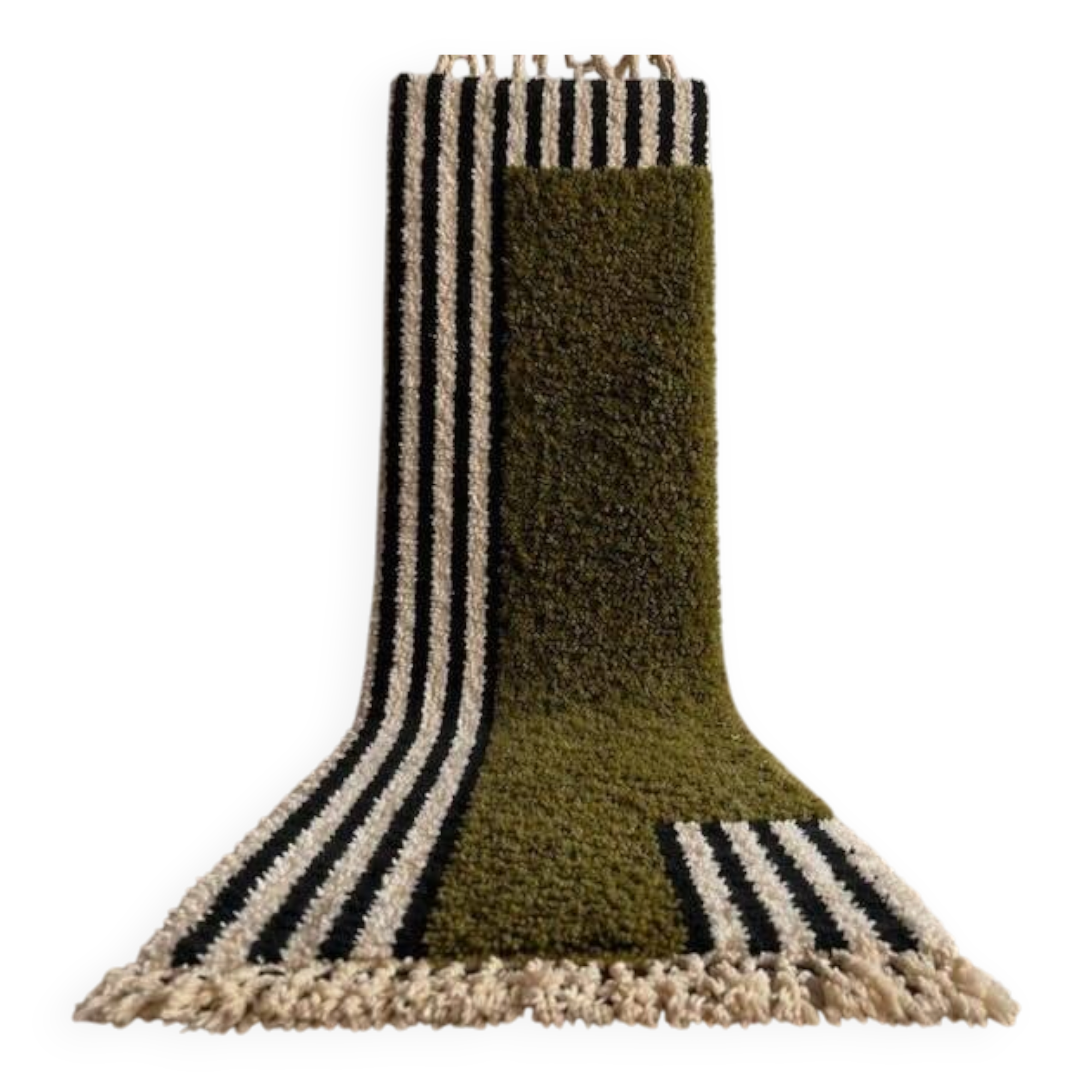 Handmade Moroccan hallway rug - custom made 75/300 cm