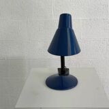 90s blue industrial desk lamp