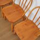 4 Scandinavian beech chairs