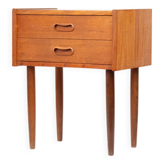 Table de chevet danoise en teck, années 1960