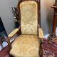 Fauteuil Voltaire en velours