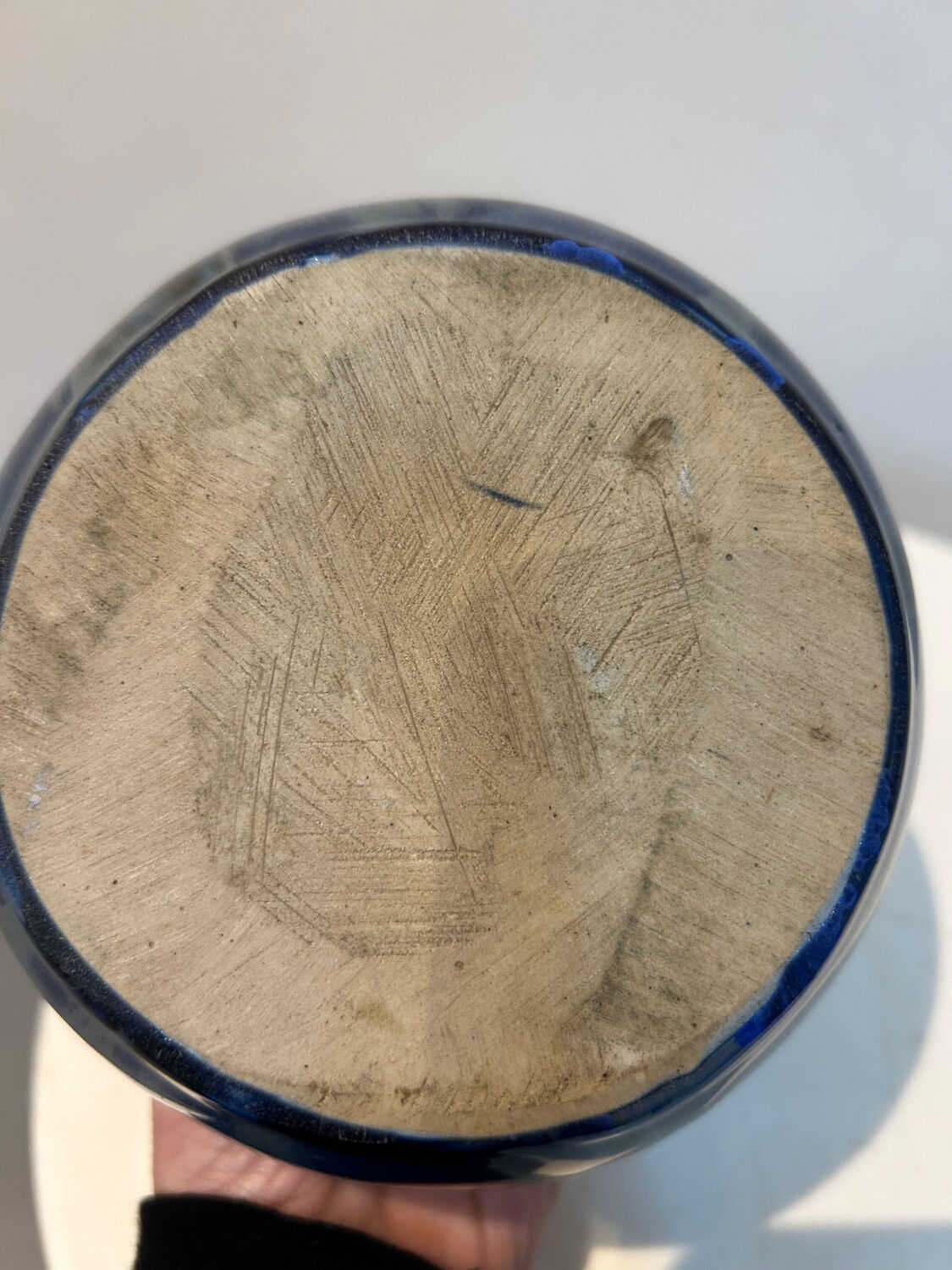 Enamelled stoneware pot Metenier