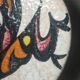 Mural Plate "Fighting Bull" ceramic Pop Art Style (Sanguino)