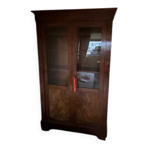 Bibliotheque en bois - portes