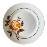 Antique earthenware serving dish from Saint-Amand (North)