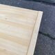 Scandinavian beige wooden chest of drawers