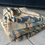 Tapis bleu et marron 140x299cm