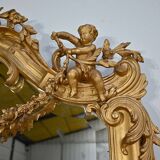 Importante glace dans le goût Louis XIV – Louis XV, époque napoléon III – Milieu XIXe