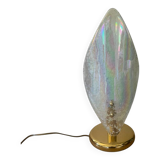 Lampe en verre de Murano iridescent